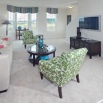 living room in townhome in millsboro